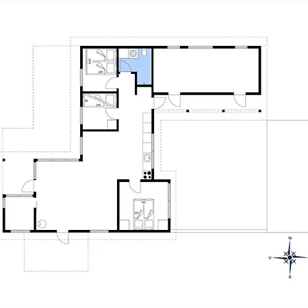 Feriehus Bl1755-saltum-karen-mariesvej-57 Saltum